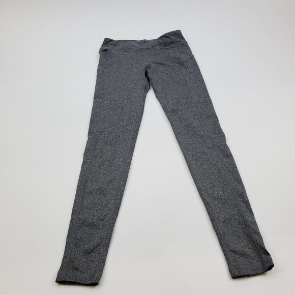 Aero Aeropostale Yoga Exercise Size Small Gray Poly Spandex stretch leggings EUC - Picture 2 of 9